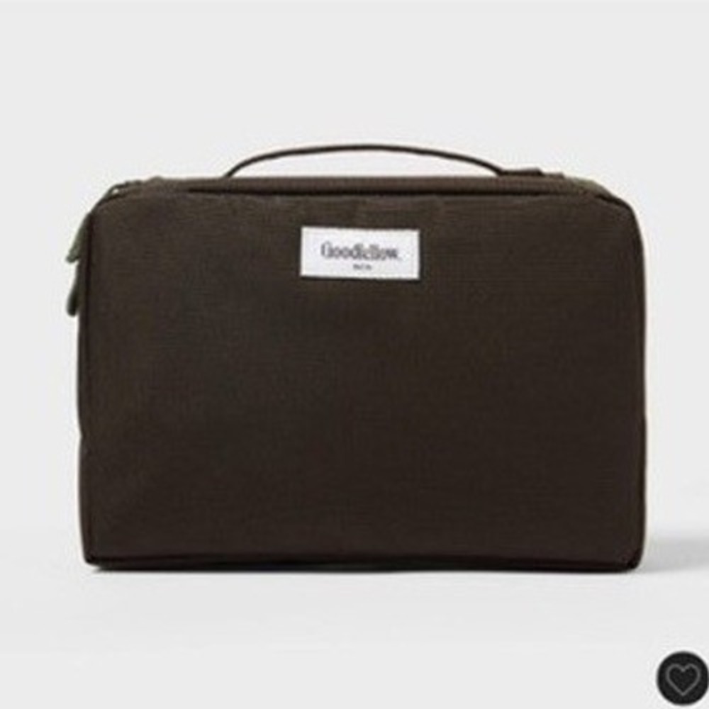 Goodfellow & Co Hanging Toiletry Organizer Mens OS Brown Travel Bag NWT